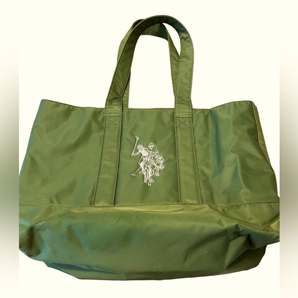 Polo Nylon Tote Shoulder Bag 16”x12”x5”